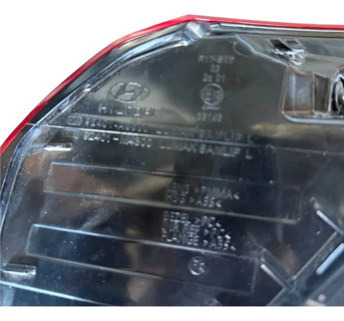 Lanterna Trazeira Esquerda Hyundai Creta 17/21 Com Led Original Esquerdo/motorista Vermelho - Imagem 4
