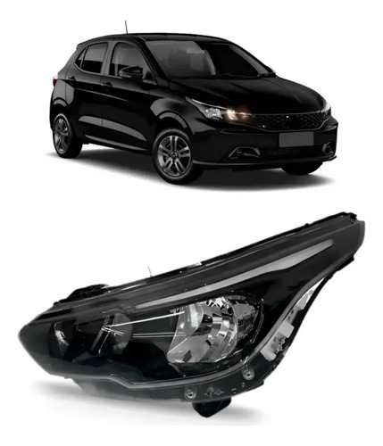 Farol Esquerdo Fiat Argo E Cronos 2023 A 2026 Com Led Novo Original Esquerdo/motorista - Imagem 1