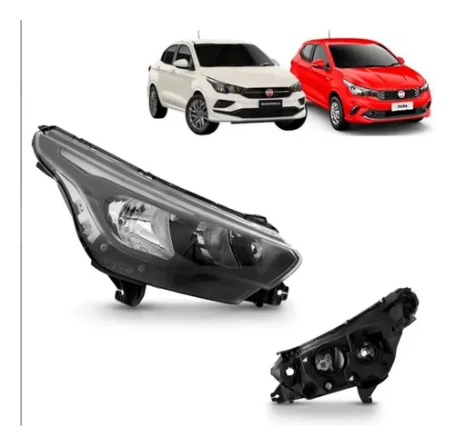 Farol Fiat Argo, Cronos C/led 2024 A 2026 Direito Direito/passageiro - Imagem 2