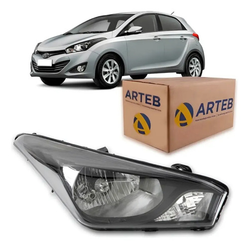 Farol Hb20 Fume Original 2013 A 2019 Arteb  Direito Direito/passageiro - Imagem 1