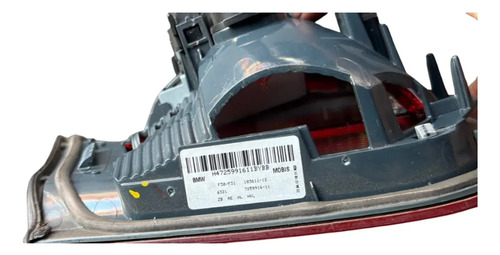 Lanterna Tampa Traseira Direita Bmw 320i 2.0 2013 A 2016 Original Usada Direito/passageiro Vermelho - Imagem 3