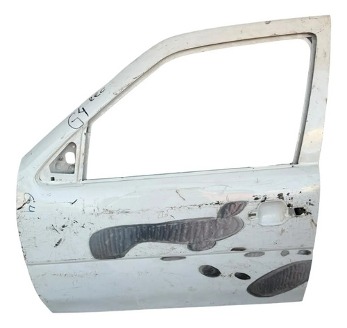 Porta Dianteira Esquerda Volkswagen Gol 2003 A 2014 Original Recondicionada Dianteira Esquerda Branco - Imagem 2
