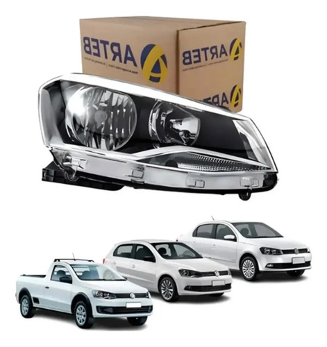Farol Volkswagen Gol, Saveiro E Voyage G8 2018 A 2023 Original Arteb Esquerdo Esquerdo/motorista - Imagem 1