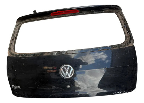 Tampa Traseira Volkswagen Fox 2010 A 2013 Original Usada Preto - Imagem 1