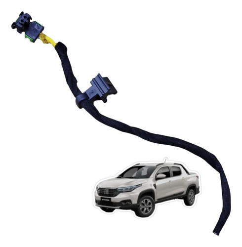Plug Conector Cinto De Segurança Fiat Strada 2021 - 2025