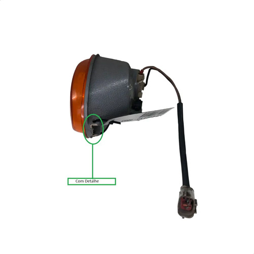 Pisca Esquerdo Parachoque Chery Qq 2011/2014 C/detalhe - Imagem 2