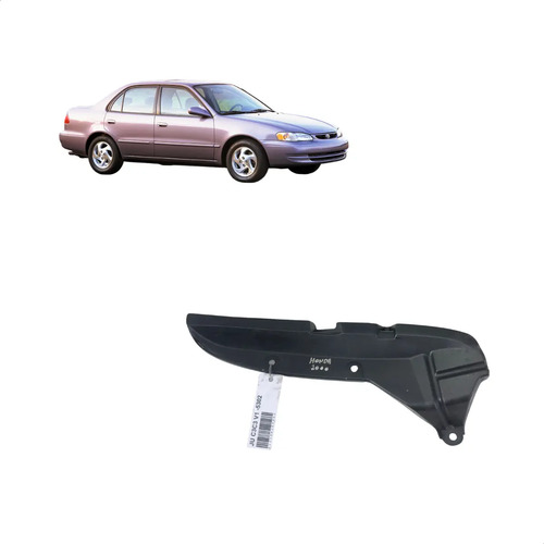 Acabamento Parachoque Traseiro Direito Corolla 1998/2002
