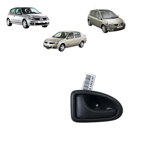 Maçaneta Interna Esquerda Clio Megane Scenic Symbol2001/2008 Dianteira/traseira