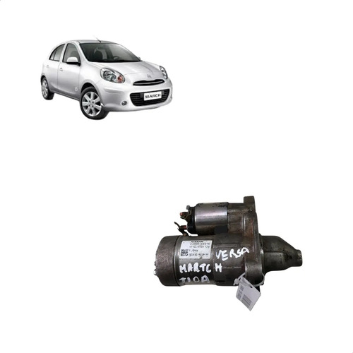 Motor Partida Manual Nissan March 1.6 16v 2011/2014 Usado