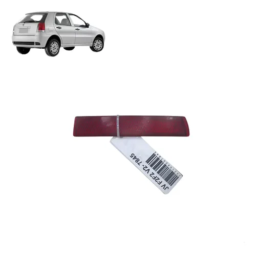 Refletor Olho Gato Fiat Palio 2004/2007 Vermelho - Imagem 1