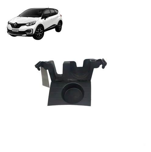 Porta Copo Renault Captur 2019/2020 Preto