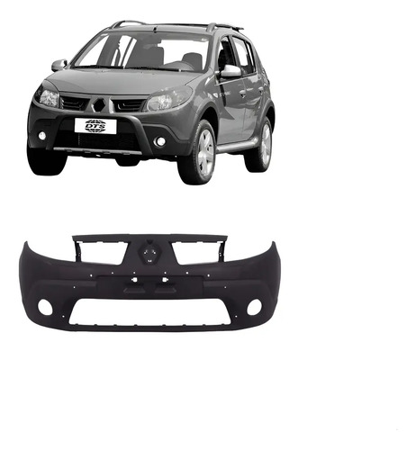 Parachoque Dianteiro Sandero Stepway 2008/2011 Nova. Preto