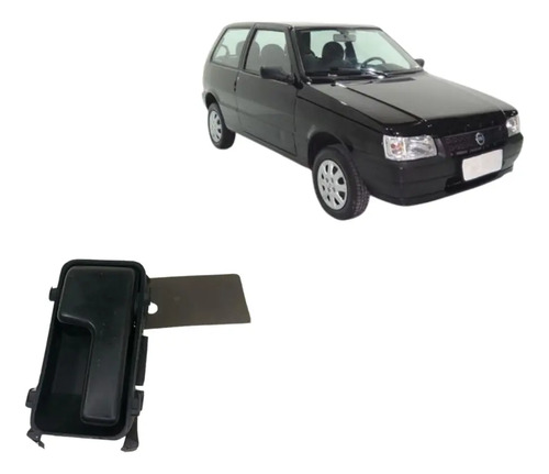 Maçaneta Interna Traseira Direita Fiat Uno 2002/2012 Traseira - Imagem 1