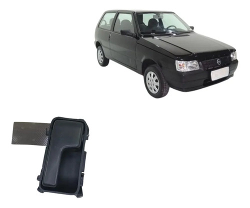 Maçaneta Interna Esquerda Fiat Uno 2002/2012 Dianteira/traseira - Imagem 1
