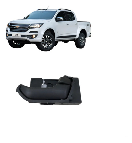 Maçaneta Interna Direita Gm S10 2014/2020 Preto Dianteira/traseira