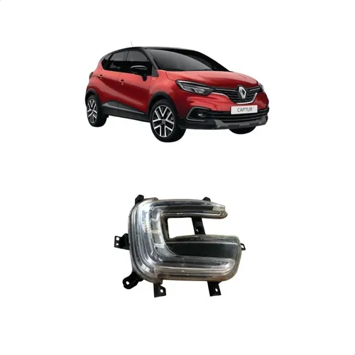 Farol Milha Direito Captur 2017/2021  (recuperada) Branco