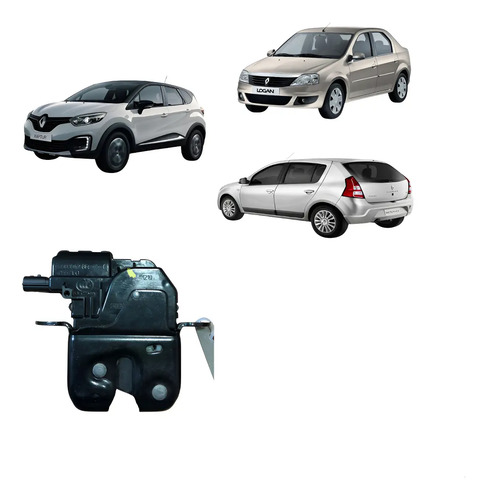 Fechadura Tampa Traseira Logan Sandero 2007/2014 Captur 2017