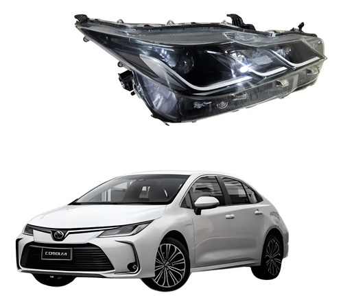 Farol Direito Toyota Corolla Xei/gli 2019/2022 Vx. - Imagem 1