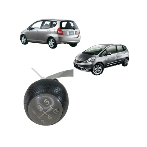 Manopla Câmbio Honda Fit 2003/2014 Original Usada - Imagem 1