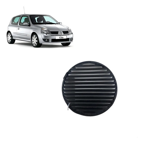 Tela Alto Falante Porta Clio 2001/2008 Usado Preto
