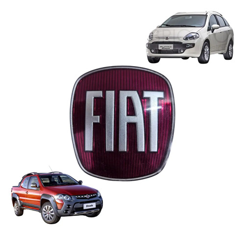 Emblema Fiat Pequeno 7cm Vx. - Imagem 1
