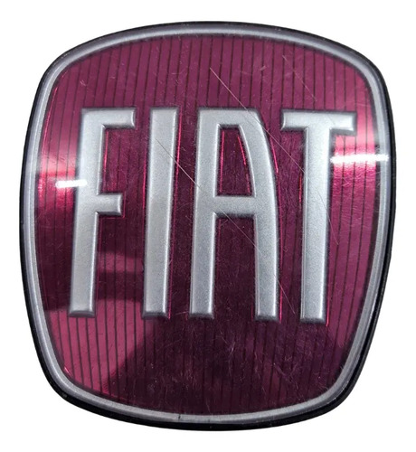 Emblema Fiat Vermelho Grande 9cm Vx. - Imagem 2