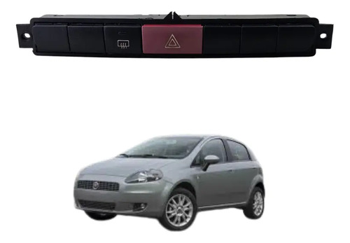 Botão Pisca Alerta Fiat Punto 2008-2012 Original Vx.