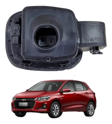 Tampa Tanque Combustível Chevrolet Onix 2021-2023 Vx. Preto 2021