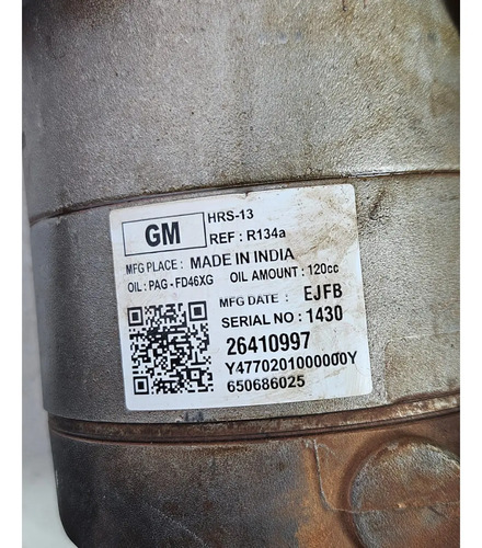 Compressor Ar Condicionado Onix/tracker 2020/2025 Vx. - Imagem 6