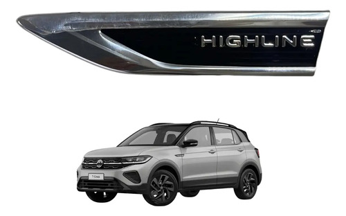 Emblema Paralama T-cross Highline 2020-2022 Volkswagen Vx.