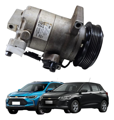Compressor Ar Condicionado Onix/tracker 2020/2025 In. - Imagem 1