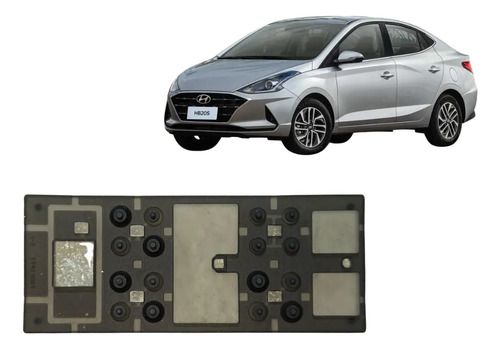 Coifa Placa Comando De Vidro Hb20 2020/2025 93571r1410 In.