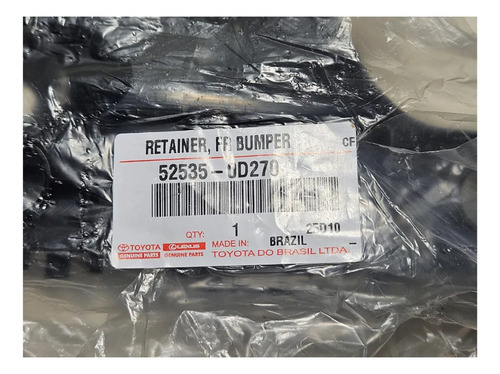 Guia Parachoque Dianteiro Direito Yaris 2018/2022 525350d270 Vx. - Imagem 3