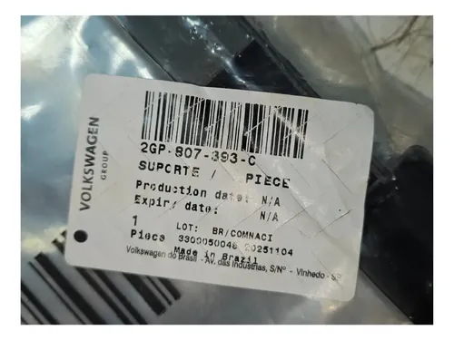 Guia Parachoque Traseiro Esquerdo T-cross 2019/2024 2gp807393c Vx. - Imagem 6