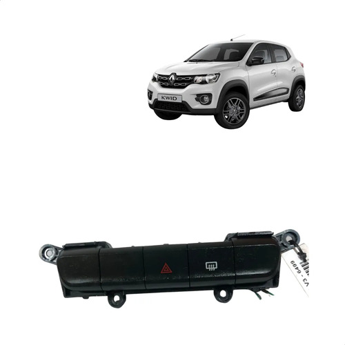 Botão Pisca Alerta Kwid 2017/2021 Us. - Imagem 1