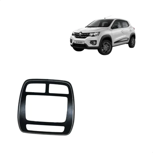 Moldura Painel Central Kwid 2017/2021 Us. Preto - Imagem 1