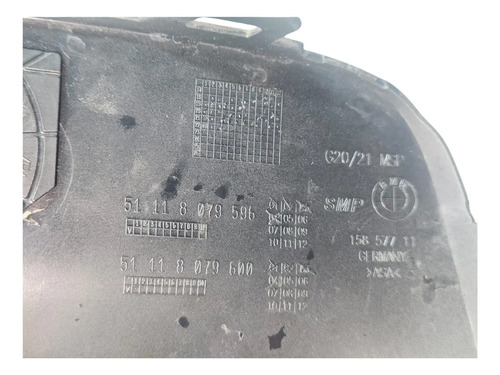 Moldura Parachoque Direito Bmw M Sport 51118079600 Ba. Vx. - Imagem 4