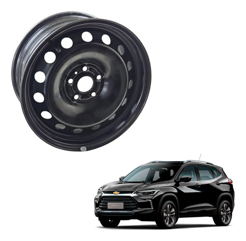 Roda De Aço Aro 16 Tracker 2020/2025 527068107 In. Preto - Imagem 1