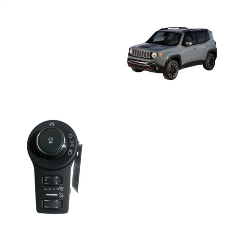 Interruptor Chave Luz Farol Jeep Renegade 2016/2023 Us.