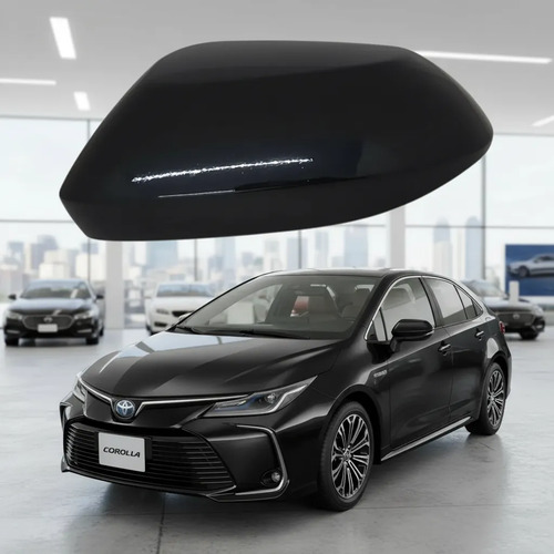 Capa Retrovisor Esquerdotoyota Corolla 2020/2025  Preto Preto