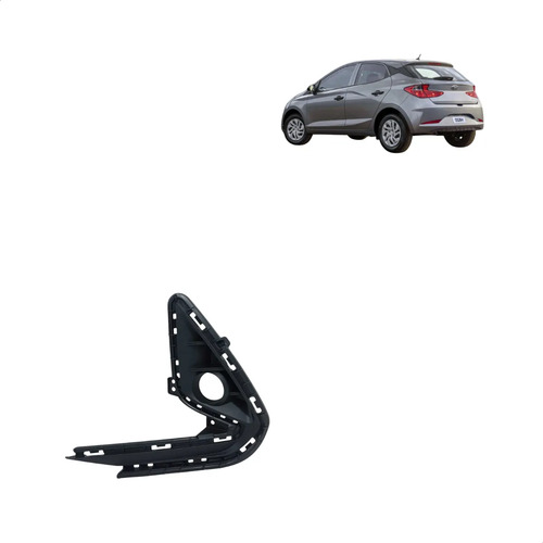 Moldura Farol Milha Esquerdo Hyundai Hb20 2020/2022 Nv. Esquerdo - Imagem 1