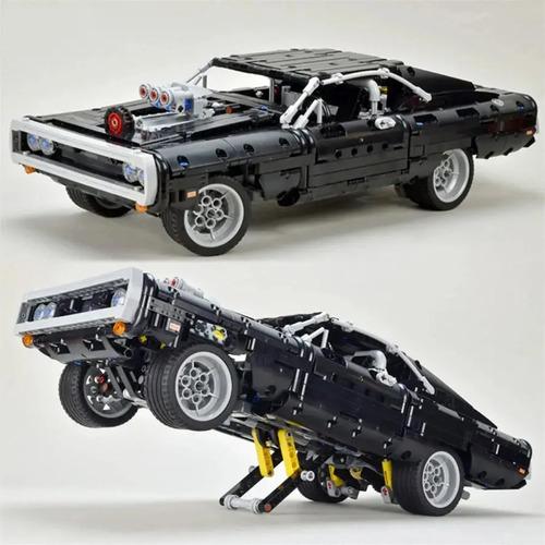 Blocos De Montar Dodge Charger Rt 1077 Peças Esc. 1:14 - Imagem 8