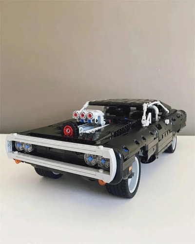 Blocos De Montar Dodge Charger Rt 1077 Peças Esc. 1:14 - Imagem 9