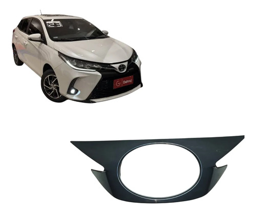 Moldura Emblema Yaris 2018/2022 (531110d870) In. Grafite