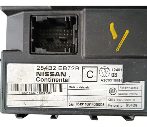 Módulo Bcm Nissan Frontier 2008 A 2016 284b2eb72b - Imagem 8