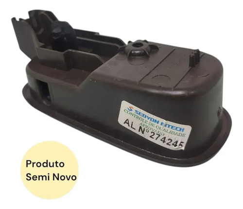 Maçaneta Interna D/d Fiat Mobi 2016 A 2025 Preto Original Preto Dianteira - Imagem 2