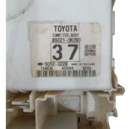 Módulo Bcm Computador Bordo Hilux 2016 A 2020 89221 0k090 - Imagem 3
