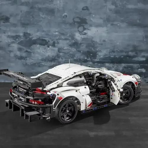 Blocos De Montar Technic 42096 1580 Peças Em Caixa Porsche 911 Rsr - Imagem 11