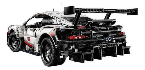 Blocos De Montar Technic 42096 - Porsche 911 Rsr - 1580 Pcs 1580 Porsche - Imagem 3