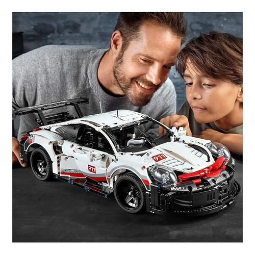 Blocos De Montar Technic 42096 - Porsche 911 Rsr - 1580 Pcs 1580 Porsche - Imagem 4